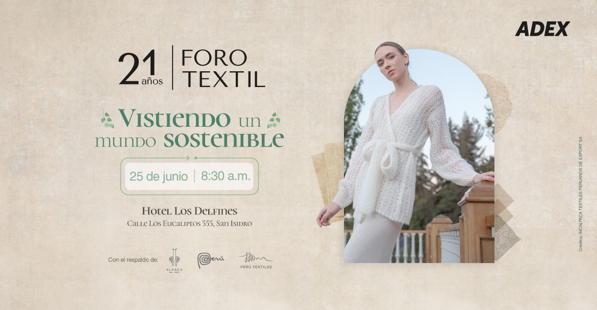 21° FORO TEXTIL <br> EXPORTADOR <br>