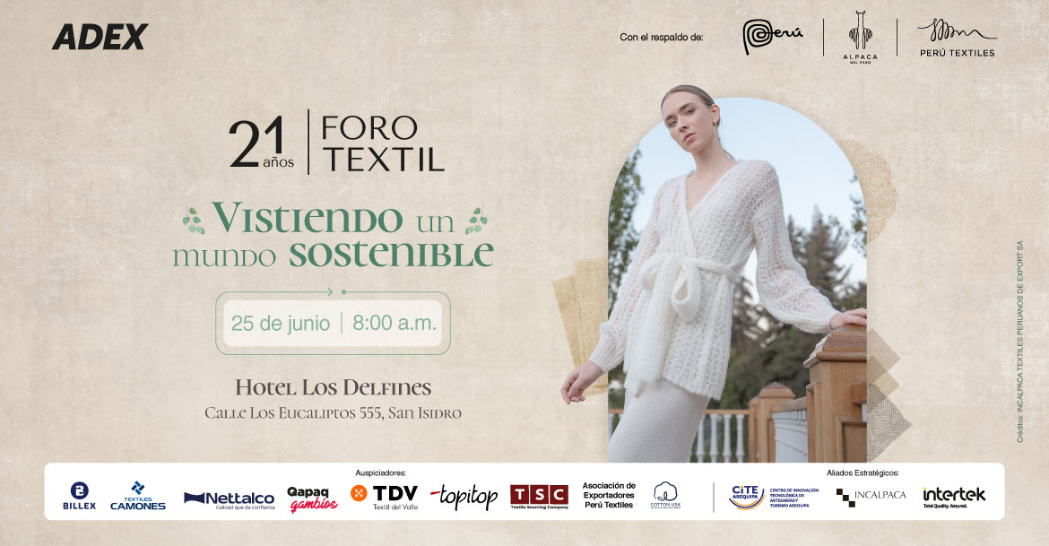 21° FORO TEXTIL <br> EXPORTADOR <br>